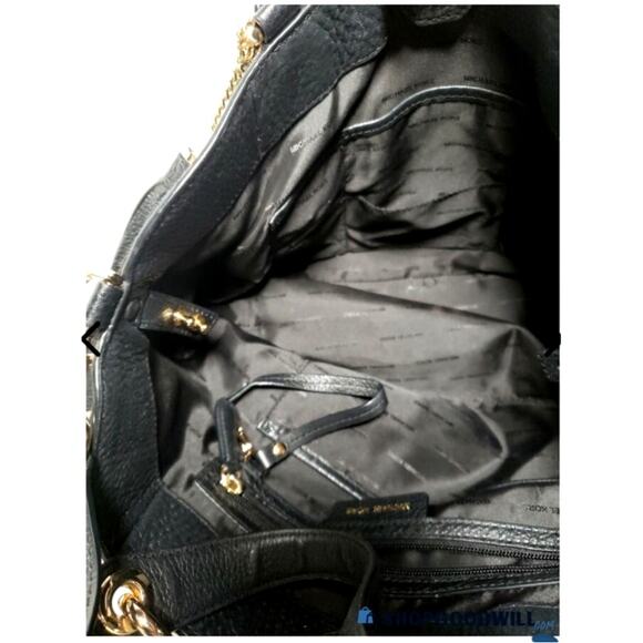 Michael Kors Brooklyn Calf Hair & Leather Gold Hardware *RARE* Statement Bag - Picture 9 of 12